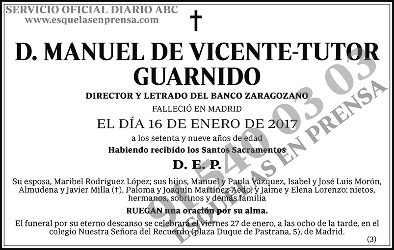 Manuel de Vicente-Tutor Guarnido